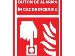 Indicatoare pentru semnalizare buton de incendiu