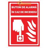 Indicatoare pentru semnalizare buton de incendiu